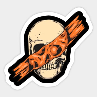 Skull Head Sticker